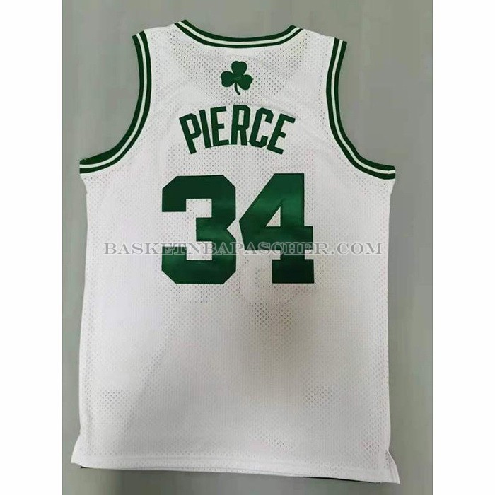 Maillot Boston Celtics Paul Pierce NO 34 Mitchell & Ness 2007-08 Blanc